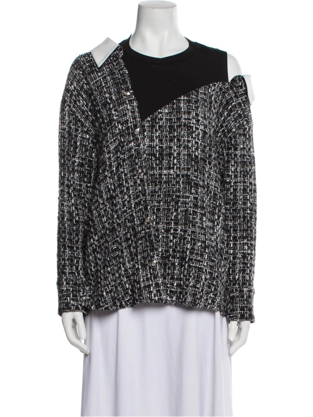 Maje Laco Tweed Shirt
